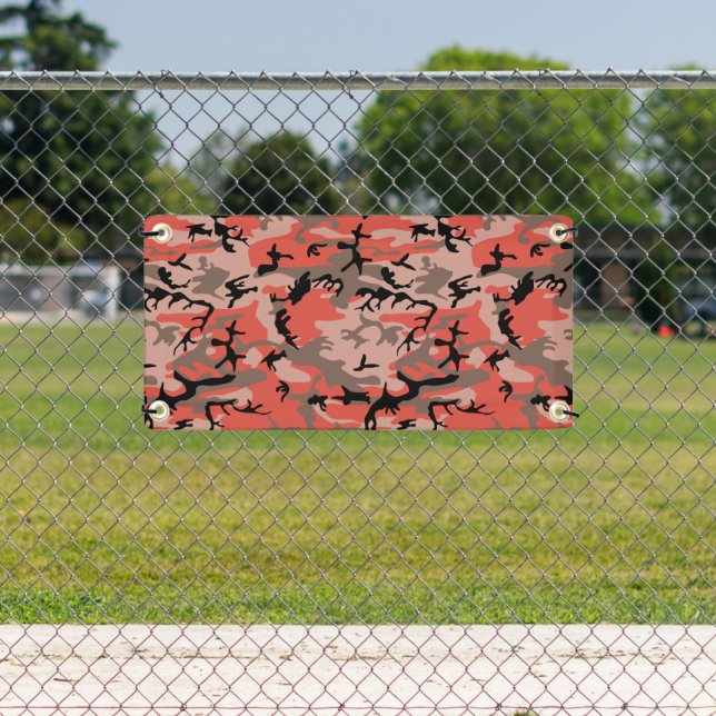 Lona Camuflaje rojo y marrón, militar, ejército (in situ)