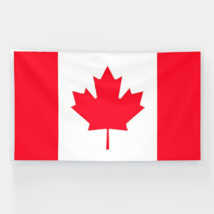 Lona CANADA. Bandera canadiense. Patriótico Extra Grand