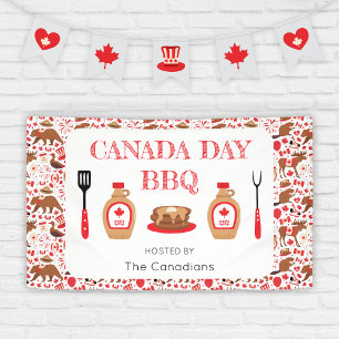 Lona Canadá Día BBQ Canadá