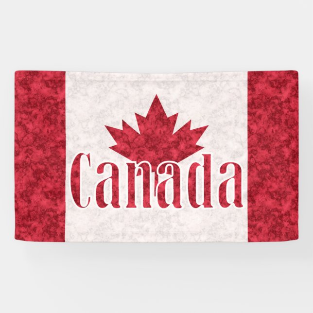 Lona Canadá, ducha de bandera (Horizontal)