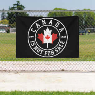 Lona Canadá no está a la venta EST. Canadá 1867 orgullo