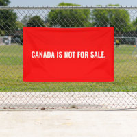Canadá no está a la venta minimalista de texto bla