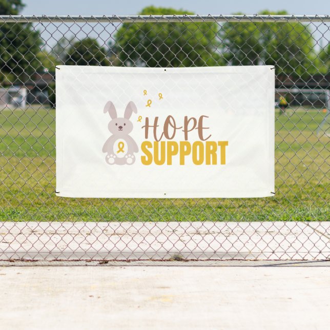 Lona cáncer infantil. esperanza apoyo Banner Outdoor si (In situ)