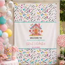 Candyland Sweet Celebration Niños Fiesta de cumple