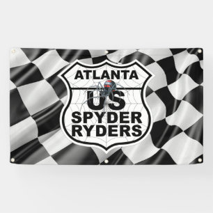 Lona Capítulo de Atlanta - Logotipo de bandera de termi