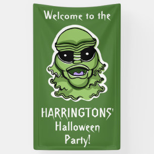 Lona Caracteres de Halloween Cartel de texto personaliz