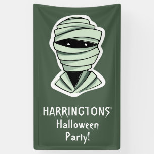 Lona Caracteres de Halloween Cartel de texto personaliz
