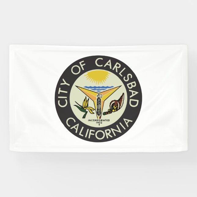 Lona Carlsbad (California) City Seal (Horizontal)