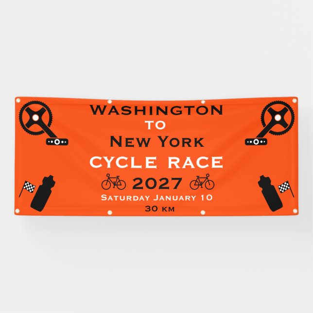 Lona Carrera Ciclista (Horizontal)