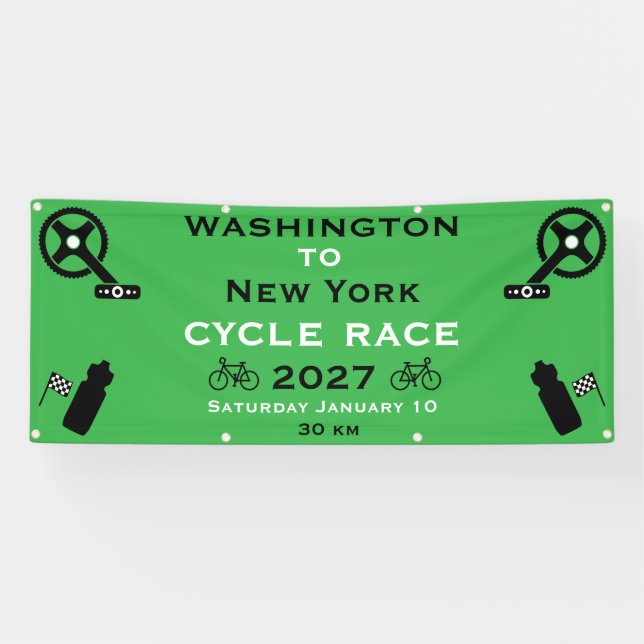 Lona Carrera Ciclista (Horizontal)