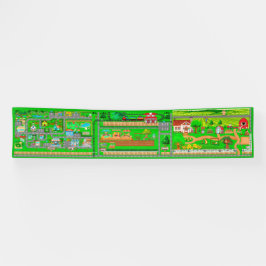 Lona Carreteras de la huerta de trenes urbanos para car