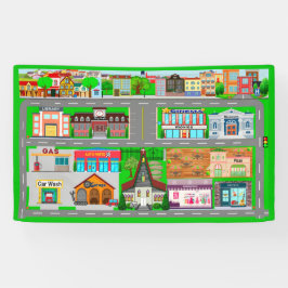 Lona Carreteras municipales para coches Banner 3x5