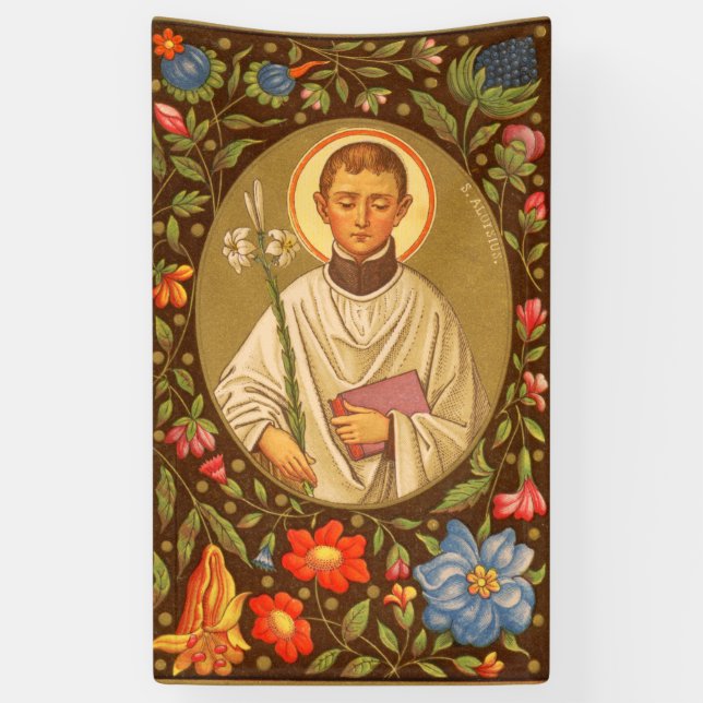 Lona Cartel 1 de St. Aloysius Gonzaga (PM 01) (Vertical)