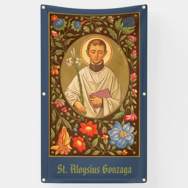 Lona Cartel 2 de St. Aloysius Gonzaga (PM 01) (Vertical)