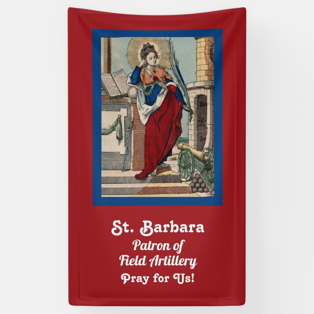 Lona Cartel 2 de St. Barbara with Artillery (M 007) (Vertical)