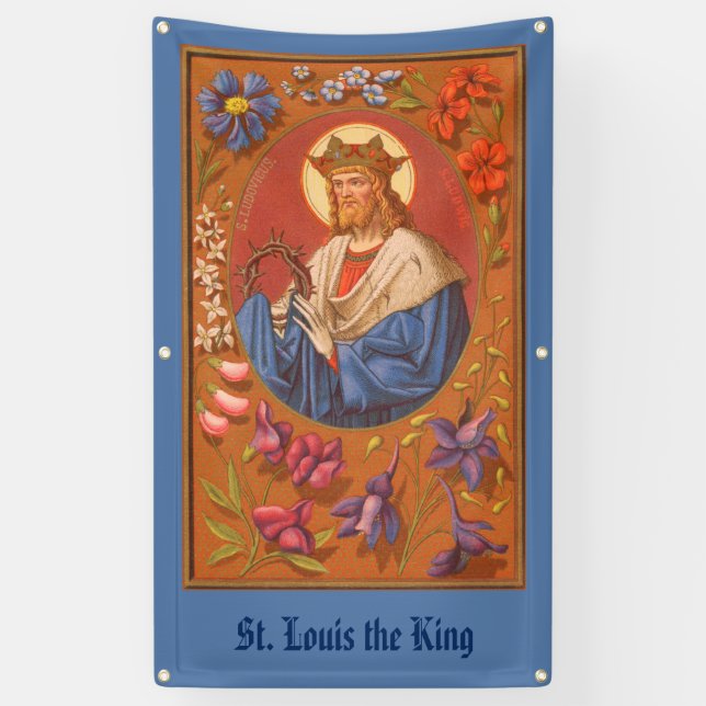 Lona Cartel 2 de St. Louis IX the King (PM 05) (Vertical)