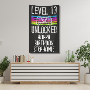 Lona Cartel de 13 años de nivel 13 desbloqueado