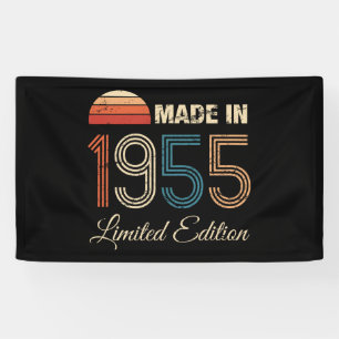 Lona Cartel de 70 años de antigüedad de 1955