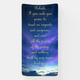 Lona Cartel de aliento - Lucas 10:19