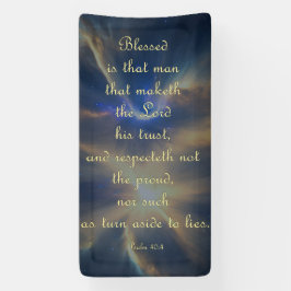 Lona Cartel de aliento - Salmo 40:4