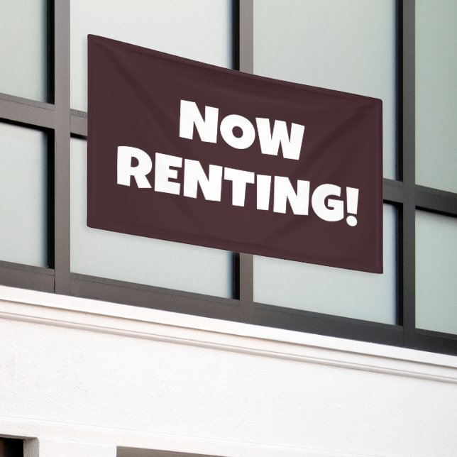 Lona Cartel de alquiler (Edificio exterior)