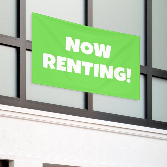 Lona Cartel de alquiler (Edificio exterior)