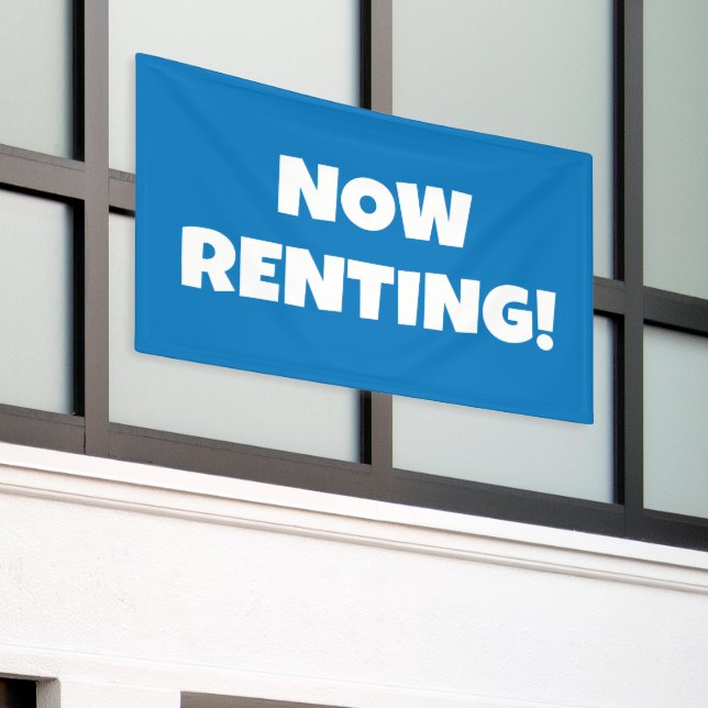 Lona Cartel de alquiler (Edificio exterior)