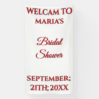 Lona Cartel de bienvenida de boda personalizada para du