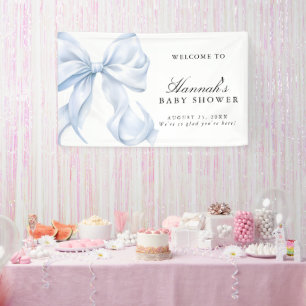 Lona Cartel de bienvenida para baby shower del niño con