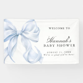 Lona Cartel de bienvenida para baby shower del niño con