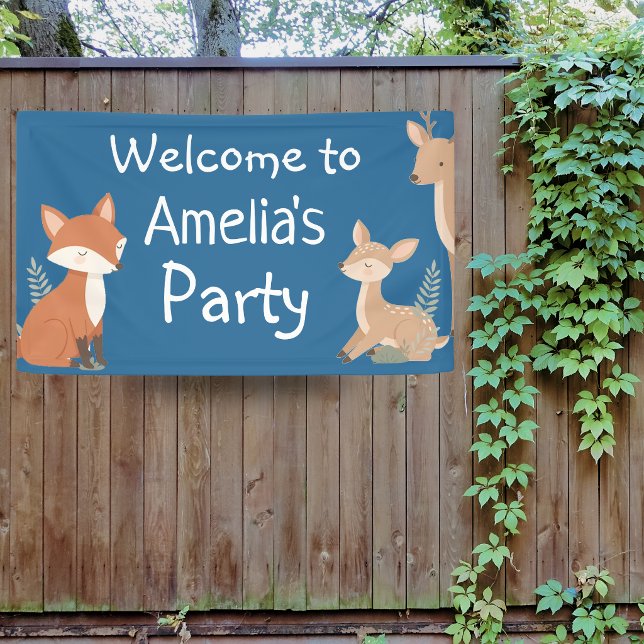 Lona Cartel de bienvenida para fiesta de cumpleaños de  (Subido por el creador)