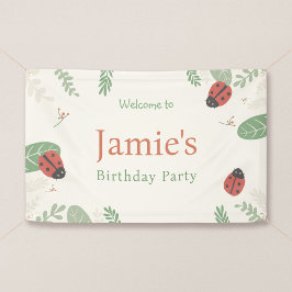 Lona Cartel de bienvenida para la fiesta de cumpleaños