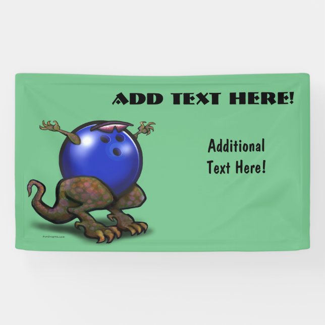 Lona Cartel de Bowling Beast (Horizontal)