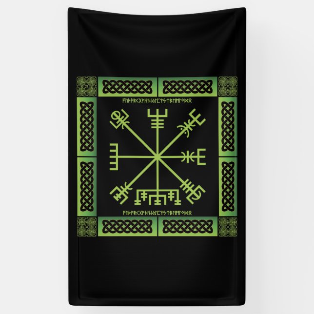 Lona Cartel de Celtic Vegvisir (Vertical)