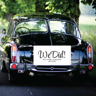 Lona Cartel de coche de Fancy Just Casried