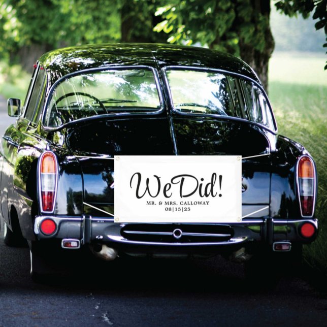 Lona Cartel de coche de Fancy Just Casried (Subido por el creador)