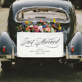 Lona Cartel de coche de Fancy Just Casried