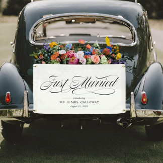 Lona Cartel de coche de Fancy Just Casried