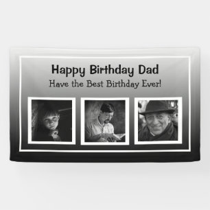Lona Cartel de cumpleaños feliz con progresión de la er