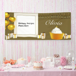 Lona Cartel de cumpleaños feliz de personalizable 5