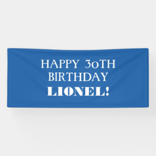 Lona Cartel de cumpleaños feliz para cualquier Persona
