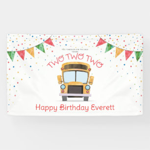 Lona Cartel de cumpleaños Two Two