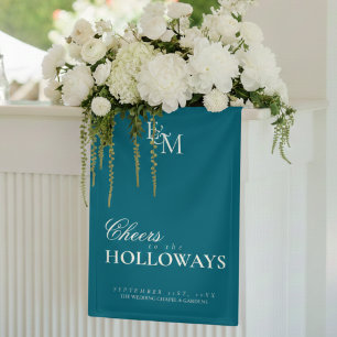 Lona Cartel de decoración para recepción de boda de din