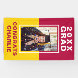 Lona Cartel de dos graduaciones de tono