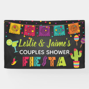 Lona Cartel de ducha de las parejas Fiesta con Margarit