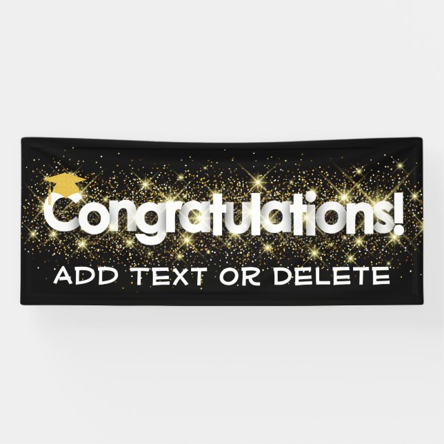 Lona Cartel de FELICITACIONES (Horizontal)