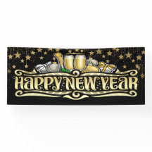 Cartel de Feliz Año Nuevo