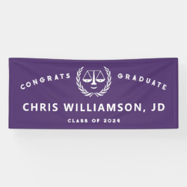 Lona Cartel de graduación de Facultad de Derecho