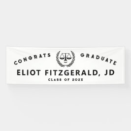 Lona Cartel de graduación de Facultad de Derecho