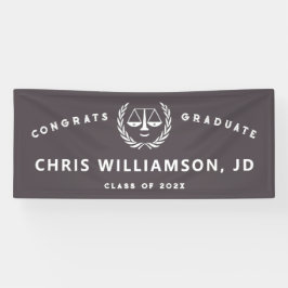 Lona Cartel de graduación de Facultad de Derecho